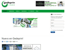 Tablet Screenshot of gedeprin.com